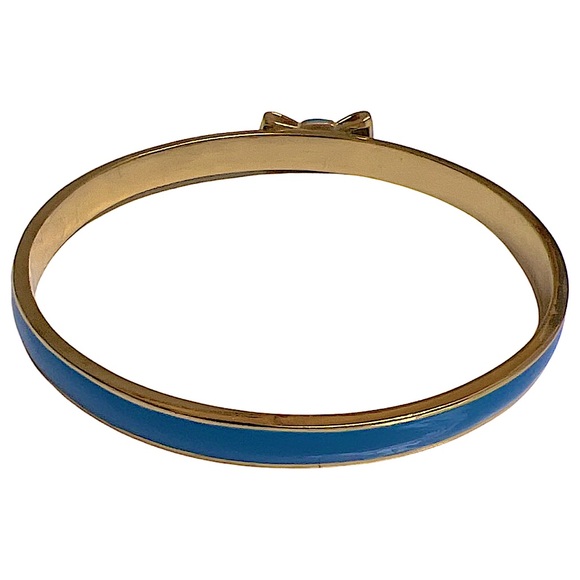 KATE SPADE • Blue Take A Bow Bangle Stacking Layering Bracelet - Picture 3 of 5
